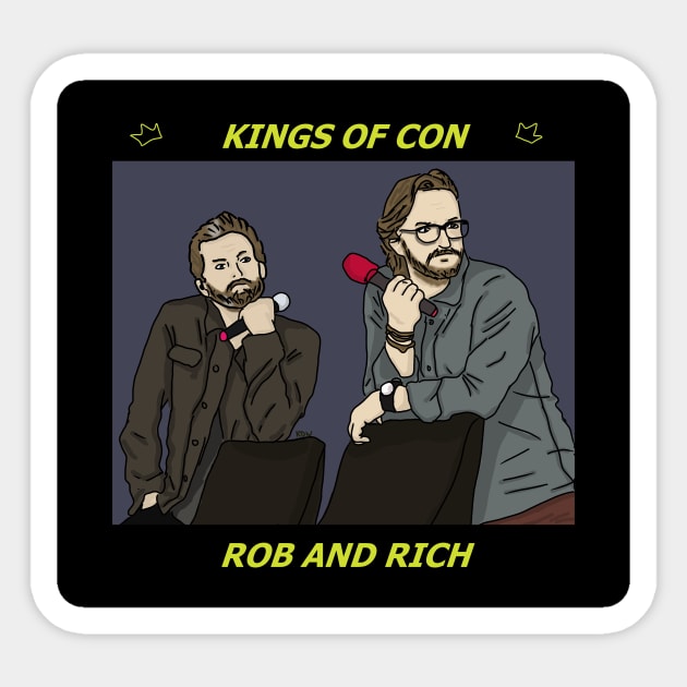 kings of con Sticker by Katalendw